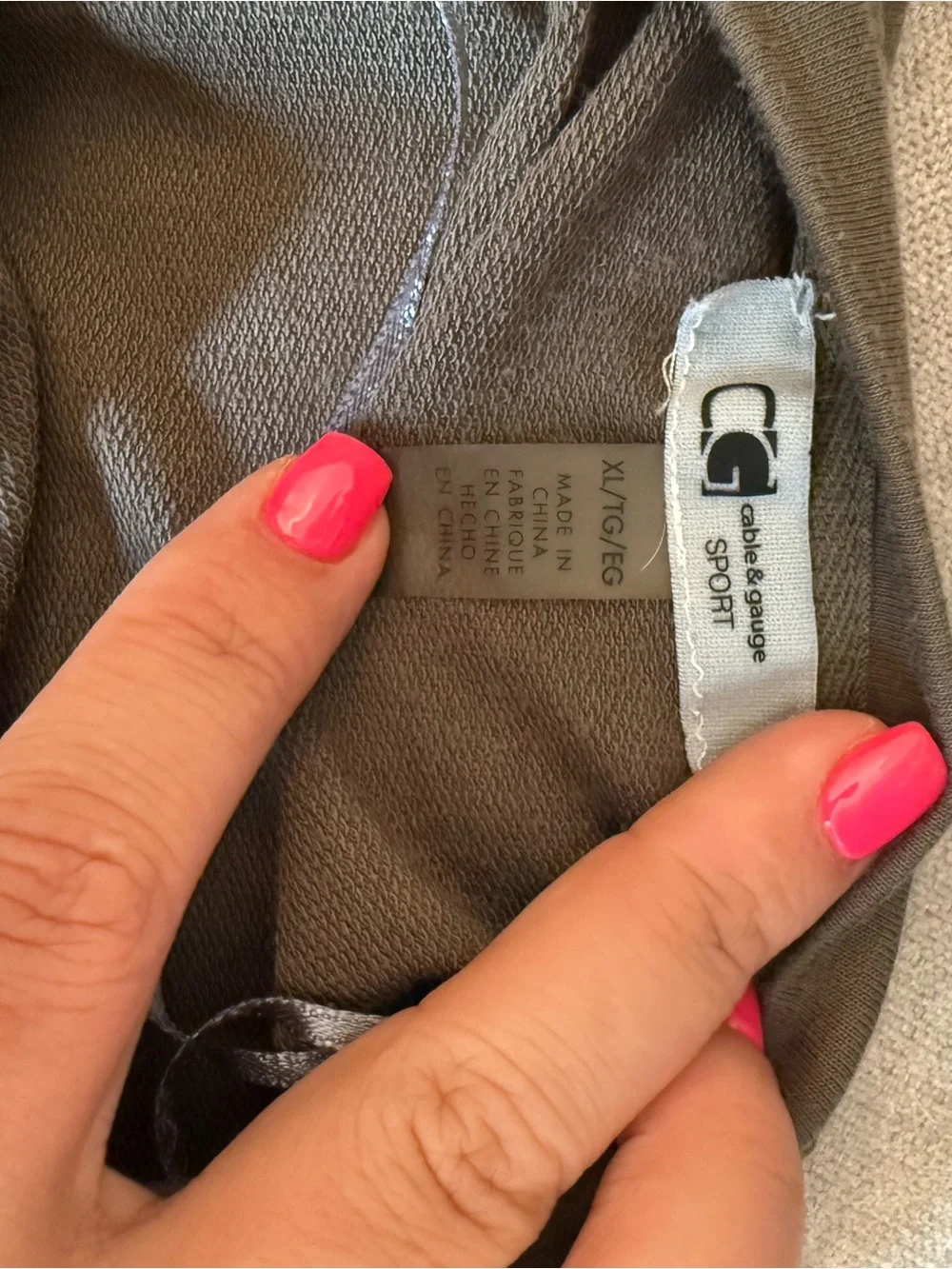 Cable & Gauge Taupe Side-Tie Midi Dress - Picture 2 of 3